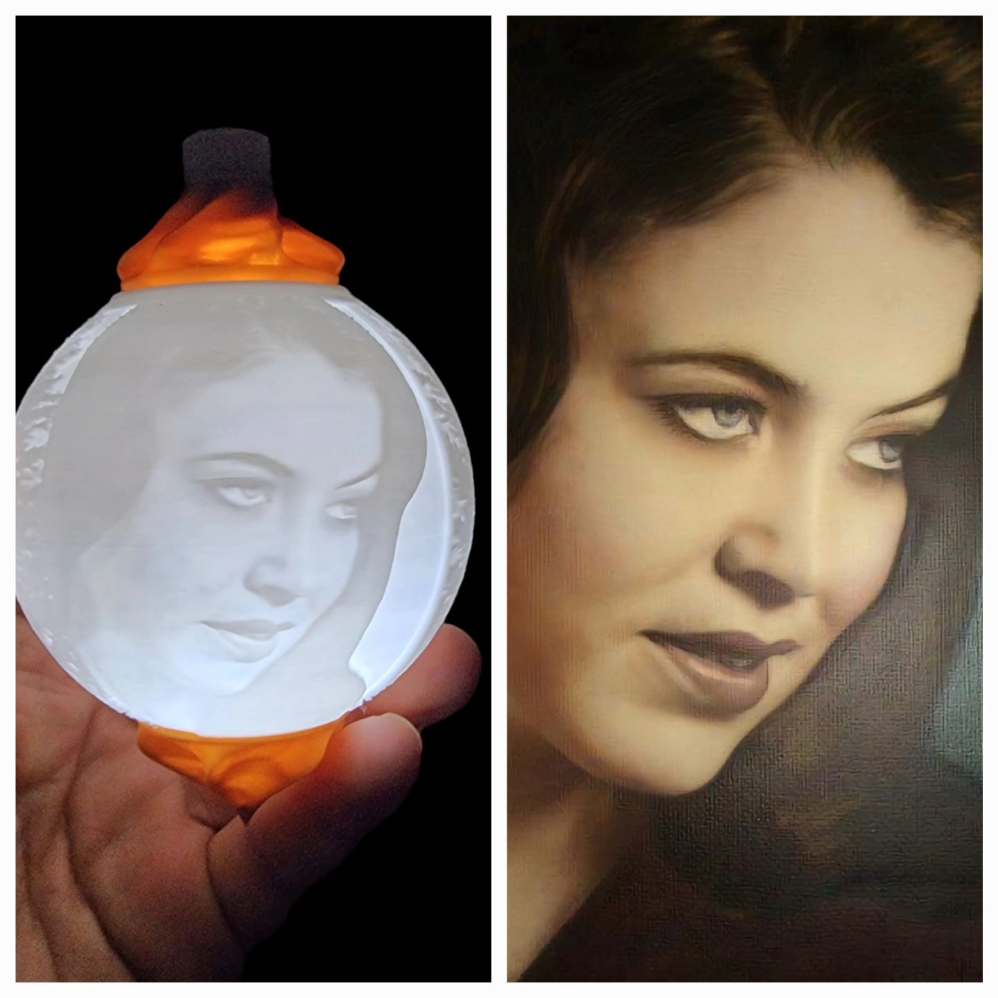 Christmas ornament Lumiscape ""PRINT ON DEMAND""